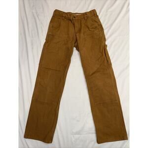Men’s Carhartt Carpenter Dark Khaki Pants Size: 31x32